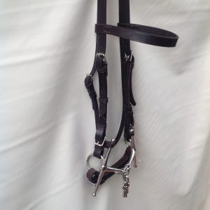 Breaking bridle, leather,